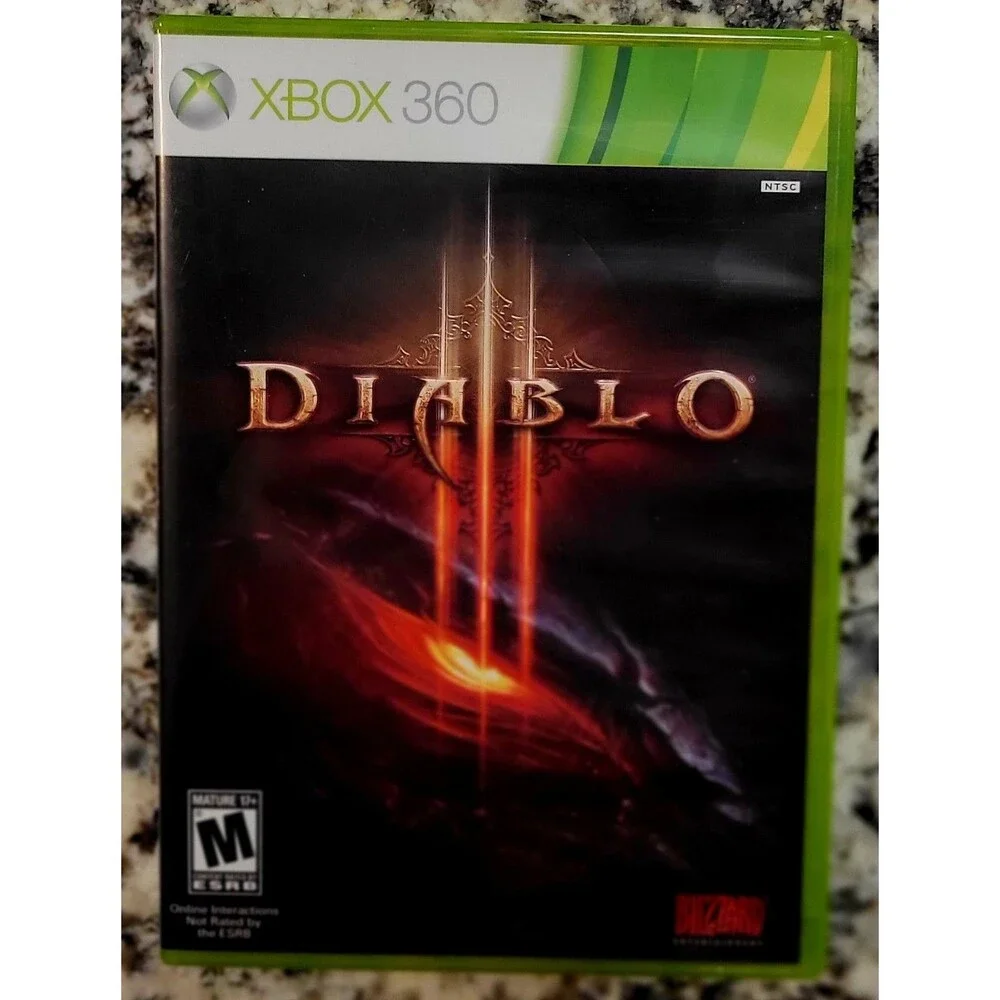 XBOX 360: DIABLO III, COMPLETE CIB,MANUAL, NICE DISC,  VG COND,  FAST SHIPPING
